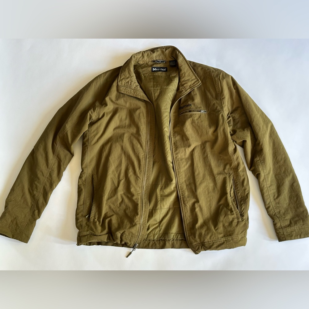 Mens Marmot Insulated Casual Jacket - Dark Green - Size XXL